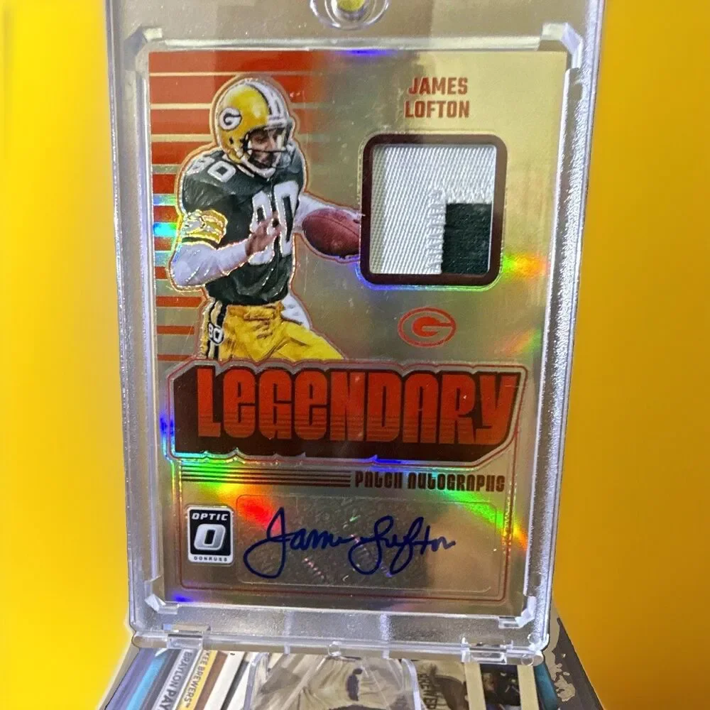 2024 Donruss Optic James Lofton Legendary Patch Auto 04/25 #LPA-JLN🔥